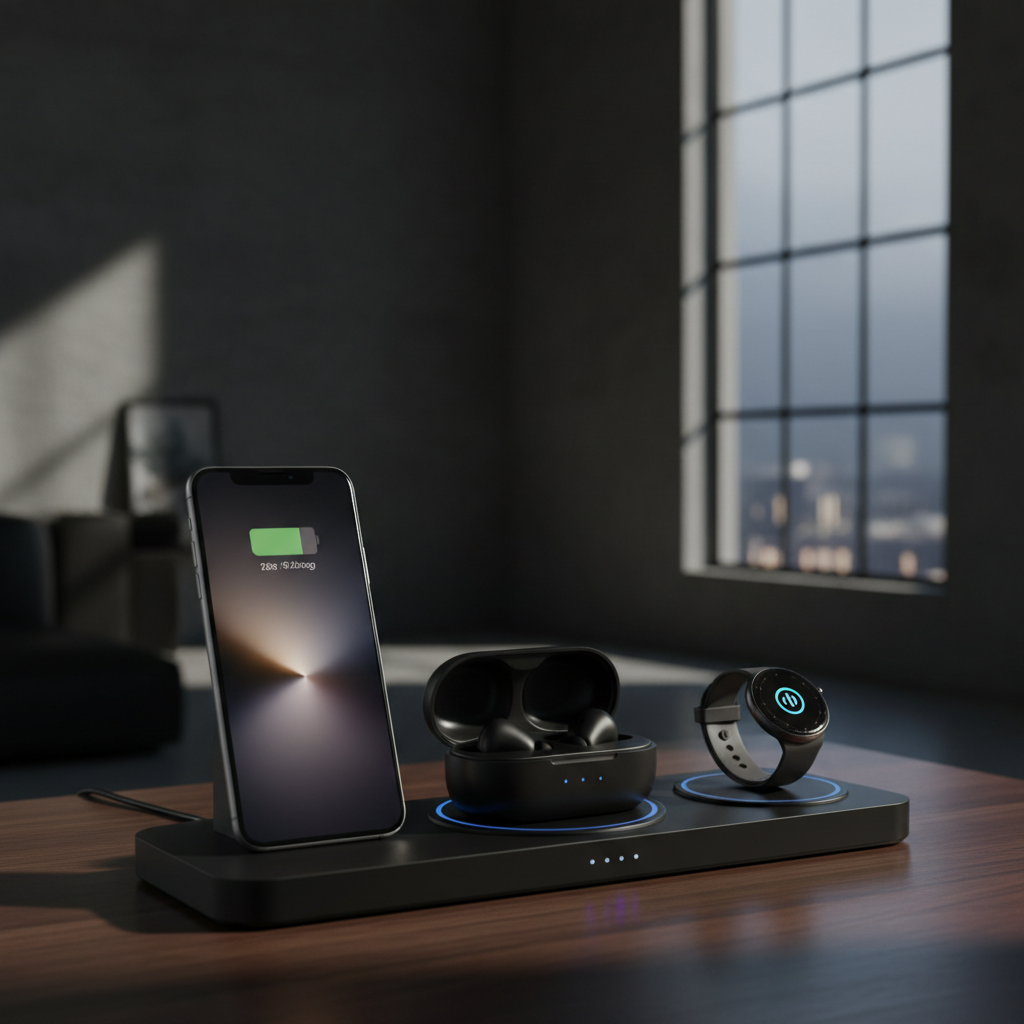 ChargePulse 3-in-1 charging phone watch earbuds
