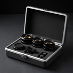 SnapPro lens kit in carrying case