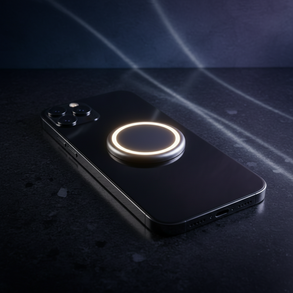 MagElite MagSafe charger on iPhone