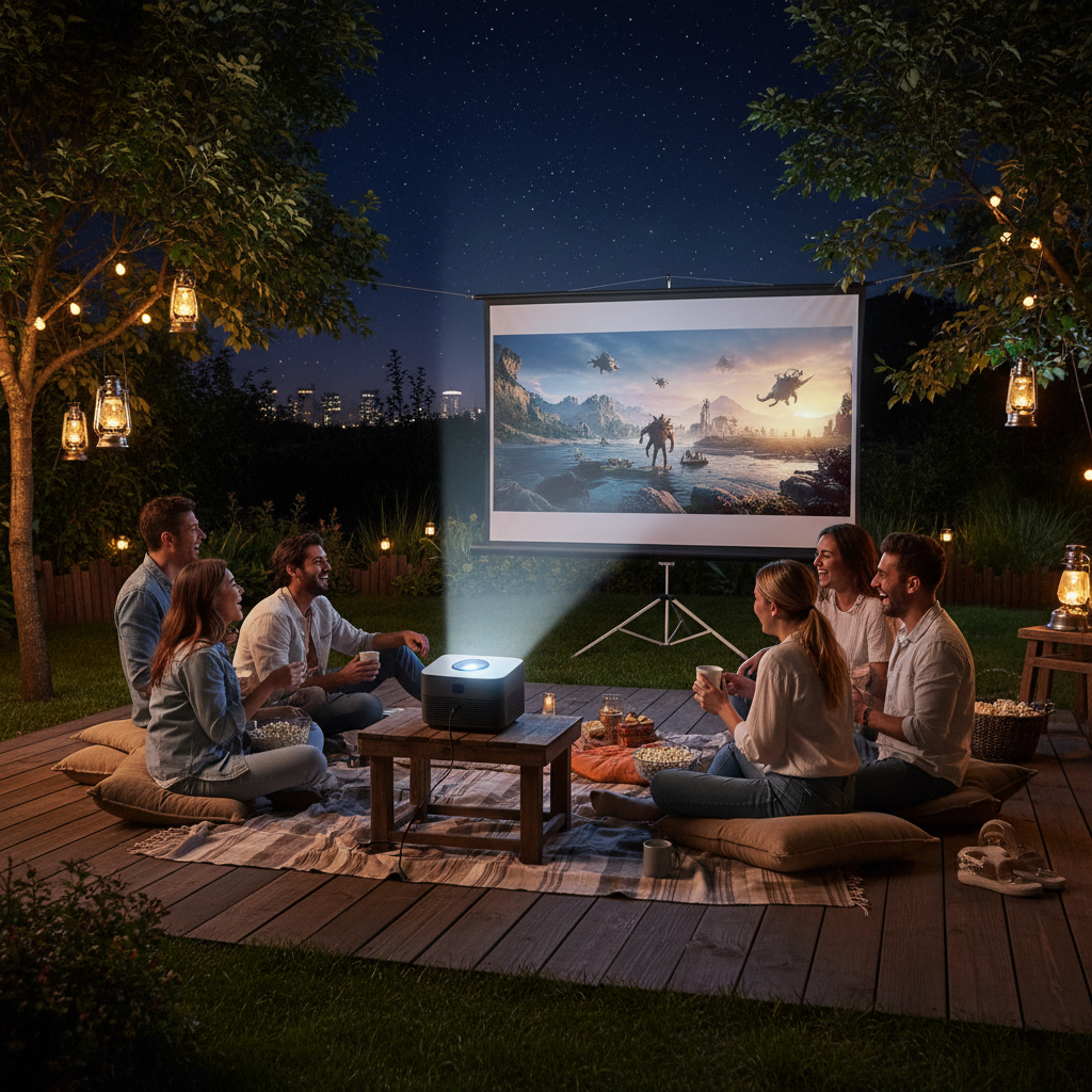 CineBeam Mini Projector outdoor use