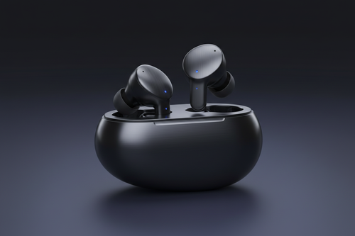 AirBirds Pro earbuds lifestyle shot