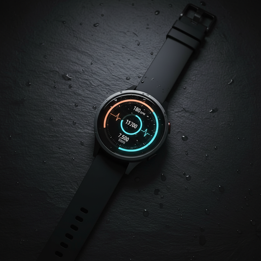 ChronoX Pro Smartwatch flat lay