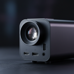 CineBeam Mini Projector lens close up