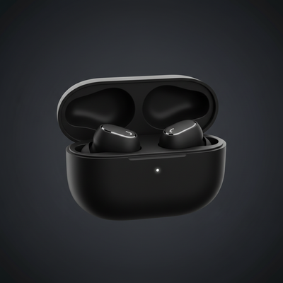 AirBirds Pro Wireless Earbuds in charging case