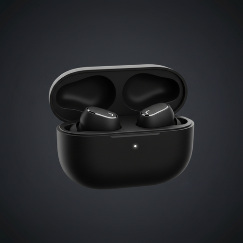 AirBirds Pro Wireless Earbuds in charging case
